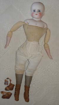 doll with new boots